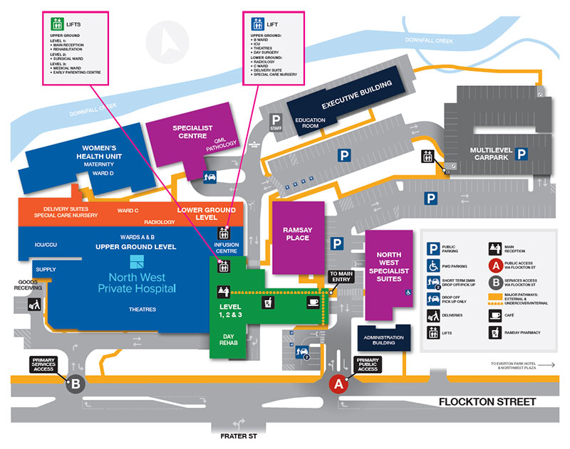 Hospital map